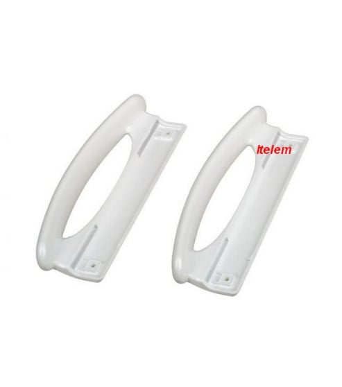 Kit de 2 poignées réfrigérateur double porte Whirlpool 481231019093