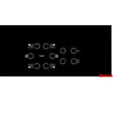 Verre vitrocéramique plaque de cuisson Whirlpool 481010664848