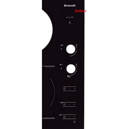 Dessus verre vitrocéramique table de cuisson TI1013B Brandt AS0005187