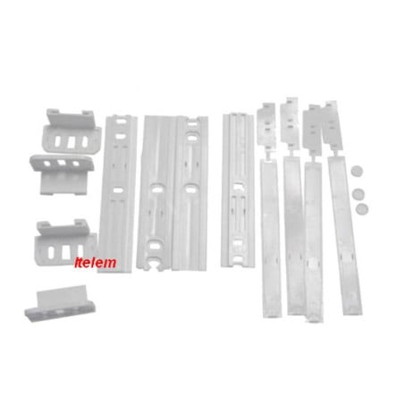 Kit glissières porte réfrigérateur intégrable Whirlpool 481231019131