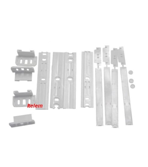 Kit glissières porte réfrigérateur intégrable Whirlpool 481231019131
