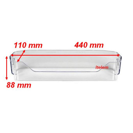 Balconnet porte bouteilles réfrigérateur Whirlpool 481241829759