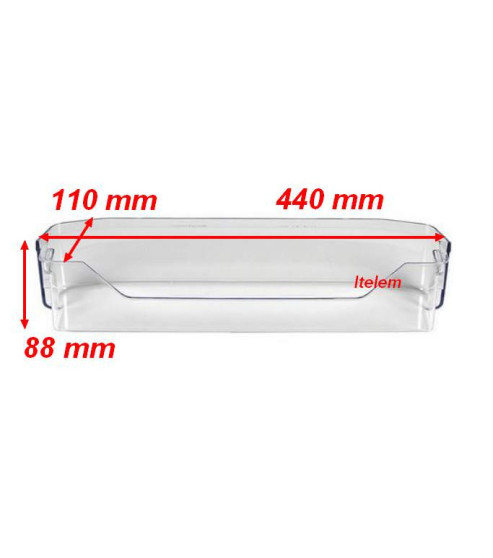 Balconnet porte bouteilles réfrigérateur Whirlpool 481241829759