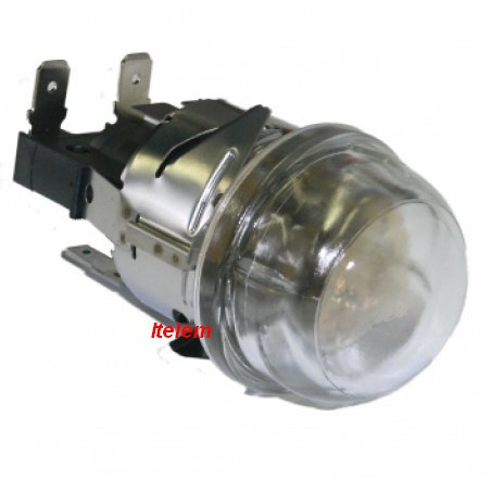 Douille verre lampe hublot four Smeg 696050052