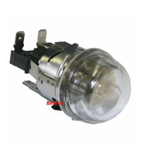 Douille verre lampe hublot four Smeg 696050052