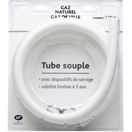 Tuyau gaz naturel 1.5 mètre gaz naturel 5 ans