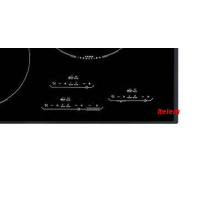 Dessus verre vitrocéramique table de cuisson De Dietrich 74X9827