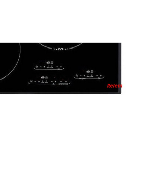 Dessus verre vitrocéramique table de cuisson De Dietrich 74X9827