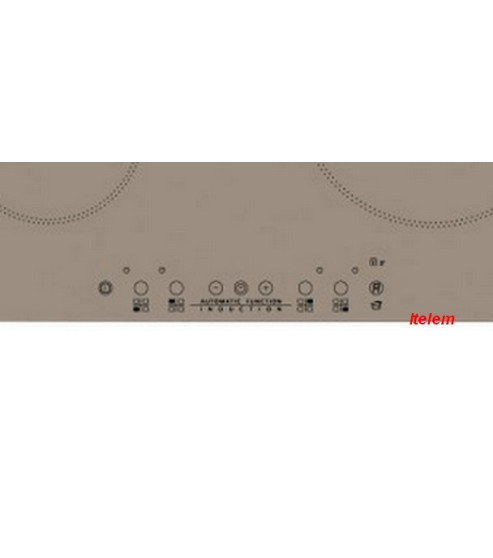Dessus verre vitrocéramique plaque de cuisson Whirlpool 481010596818
