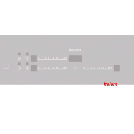 Dessus verre table à induction Electrolux 5611638114