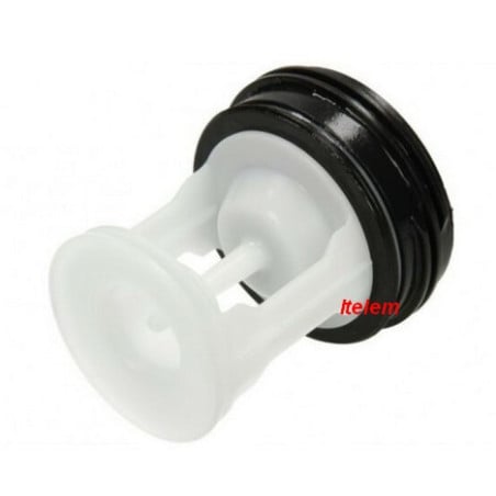 Filtre bouchon pompe vidange lave-linge Whirlpool 481248058385