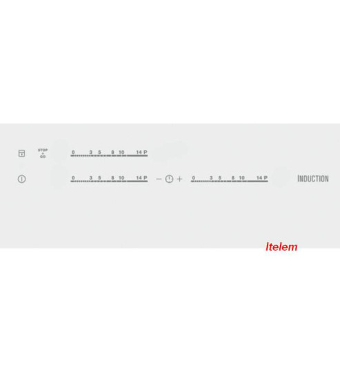 Dessus verre plaque de cuisson à induction Electrolux 140044803017
