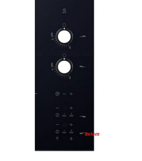 Dessus verre vitrocéramique plaque de cuisson mixte De Dietrich AS6020557