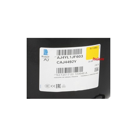 Compresseur TECUMSEH CAJ4492Y/S CSIR  chambre froide