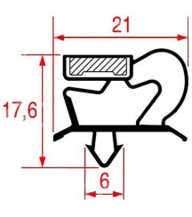 Joint de porte 640 x 400 mm