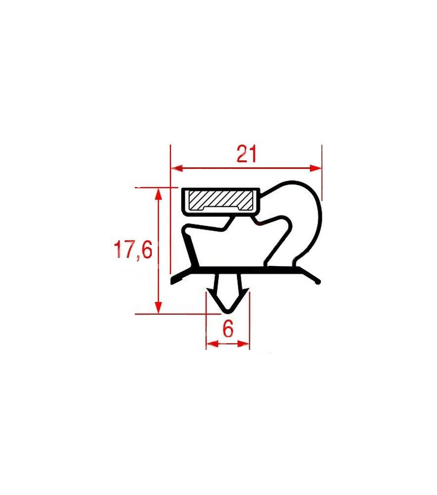 Joint de porte 400 x 300 mm