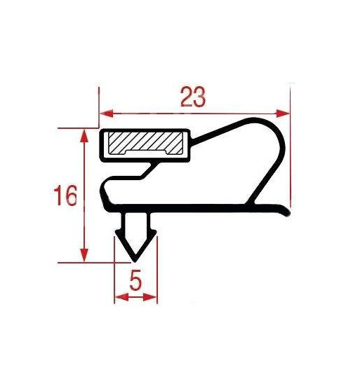Joint de porte 1685 x 730 mm