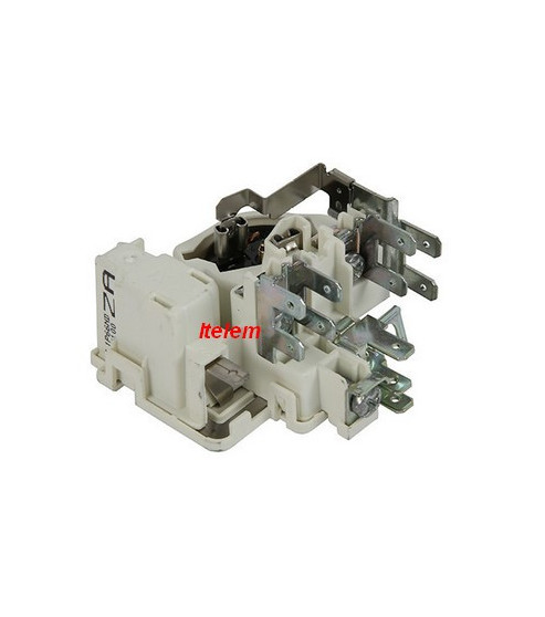 Relais de démarrage et klixon compresseur réfrigérateur congélateur Electrolux 2425610090