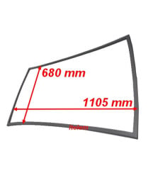 Joint de porte réfrigérateur Bosch Siemens 00248390