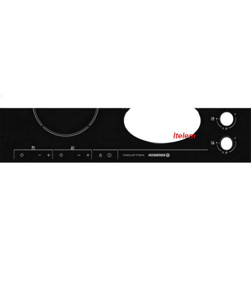 Dessus verre vitrocéramique table de cuisson Rosières 41035212