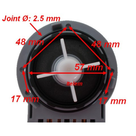 Pompe vidange universelle lave linge lave vaisselle M114