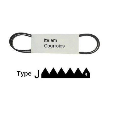 Courroie 1201J6 lave-linge Ariston C00119126