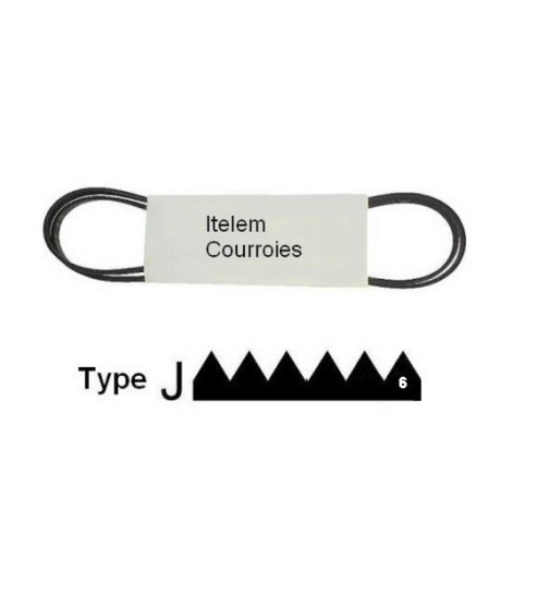 Courroie 1201J6 lave-linge Ariston C00119126