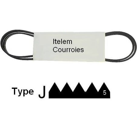 Courroie 1161J5 lave-linge Brandt 55X2987