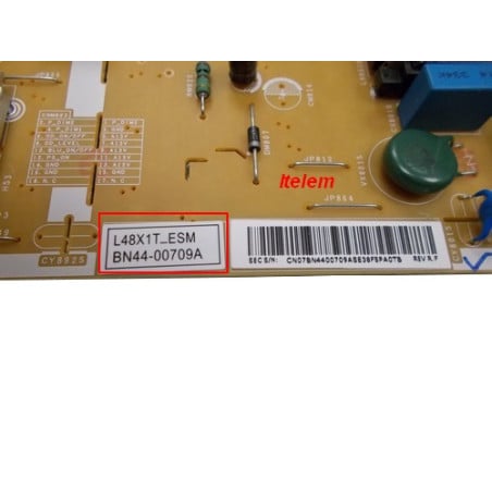 Platine d'alimentation téléviseur Samsung BN44-00709A