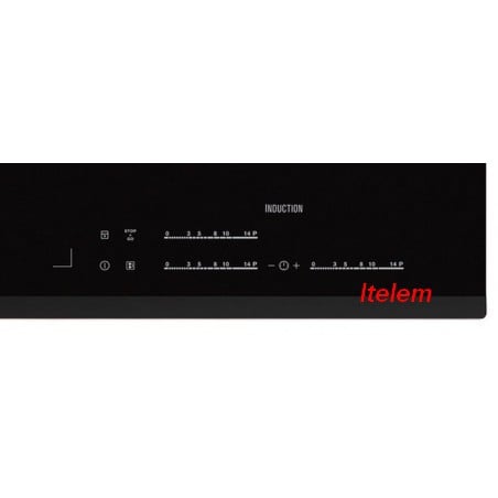 Dessus verre vitrocéramique table cuisson induction Electrolux 140046227017