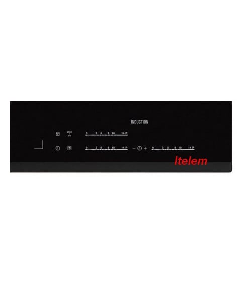 Dessus verre vitrocéramique table cuisson induction Electrolux 140046227017