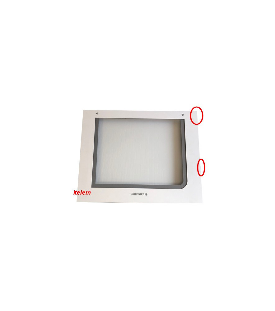 Vitre extérieure cuisinière four Rosières 42811193