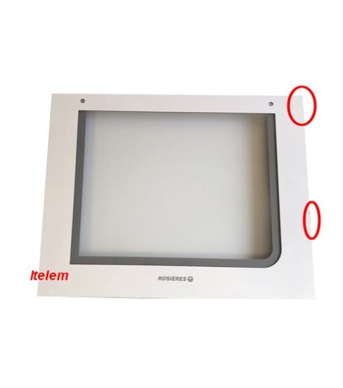Vitre extérieure cuisinière four Rosières 42811193