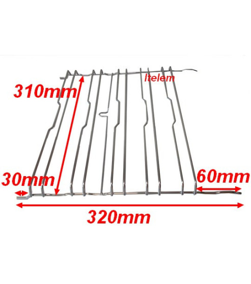 Grille latérale support plateau four Whirlpool 481010762741