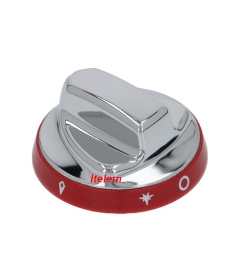 Manette argentée rouge cuiseur fourneau Angelo Po Sagi 3015730