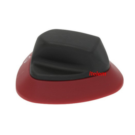 Manette noir rouge sérigraphiée fourneau cuiseur Angelo Po Sagi 6300489