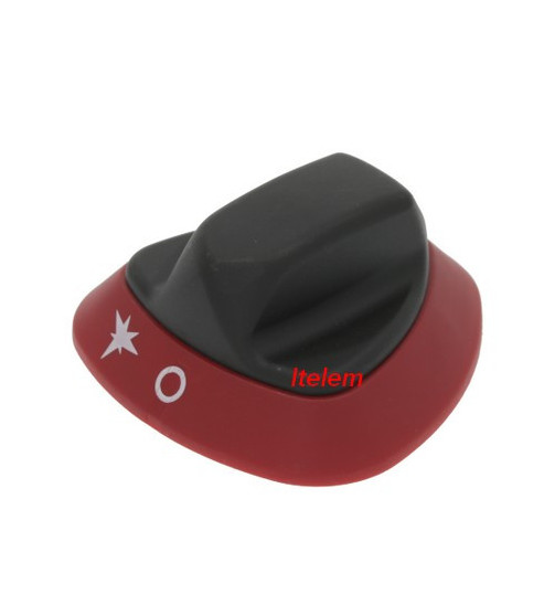 Manette noir rouge sérigraphiée Angelo Po 6300489