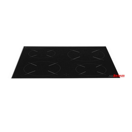 Dessus verre vitrocéramique cuisinière Indesit C00302668
