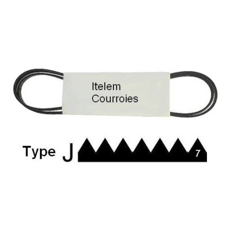 Courroie 1301J7 lave-linge Whirlpool 481010388414