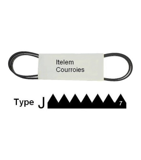 Courroie 1301J7 lave-linge Whirlpool 481010388414