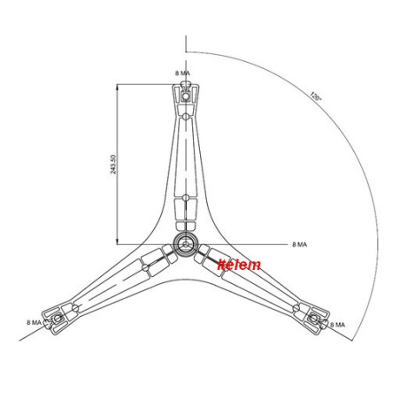 Croisillon lave-linge Samsung DC97-14369D