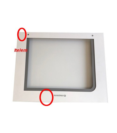 Vitre extérieure cuisinière four Rosières 42811193