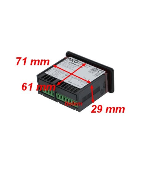 Thermostat régulateur chambre froide D14112 Ako