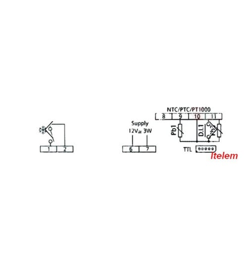 Thermostat Eliwell armoire réfrigérée professionnelle IDP17Y03F0001