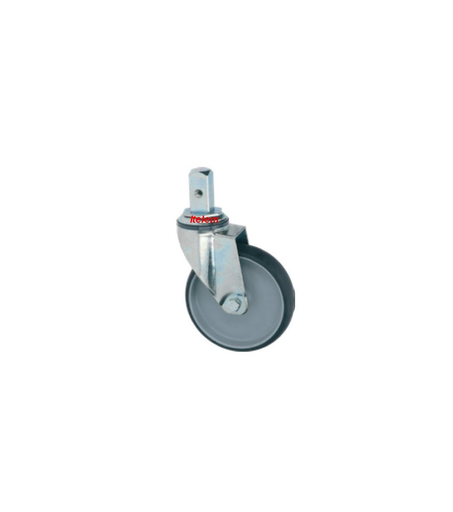 Roulette pivotante à goujon chariot porte plats chariot de service 146802
