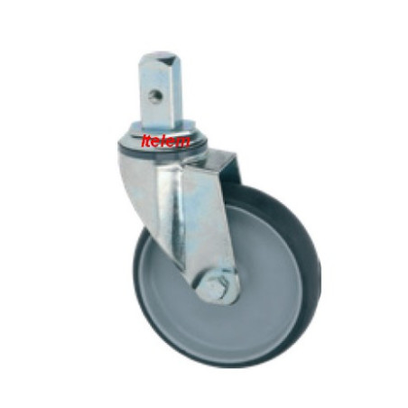 Roulette pivotante à goujon chariot porte plats chariot de service 146802