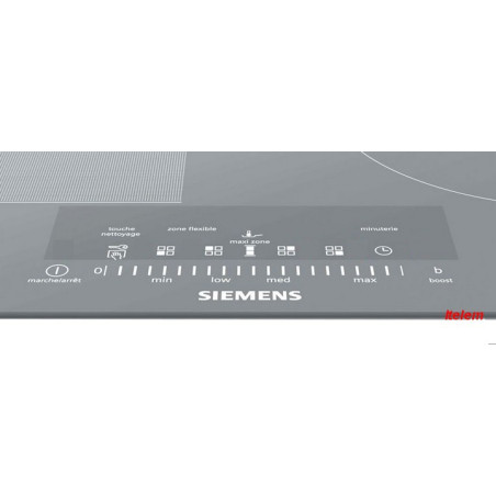 Dessus verre vitrocéramique table cuisson induction Siemens 00775188