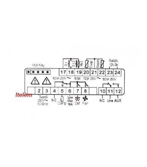 universal R4 Dixell X0LG9QBXB700-S00