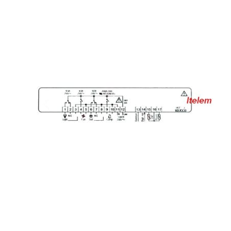 Régulateur thermostat armoire réfrigérée DIXELL XW60L-5N0C1 230V WG7RBNC500