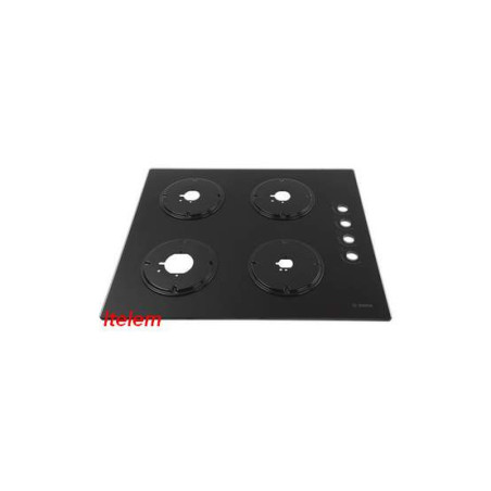 Dessus verre pour plaque de cuisson Bosch 00772834